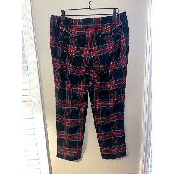 Bundle of 3 Talbots Hampshire Ankle Pants 16 Red plaid gray - Picture 3 of 10